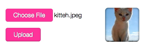 screenshot file upload demo screenshot